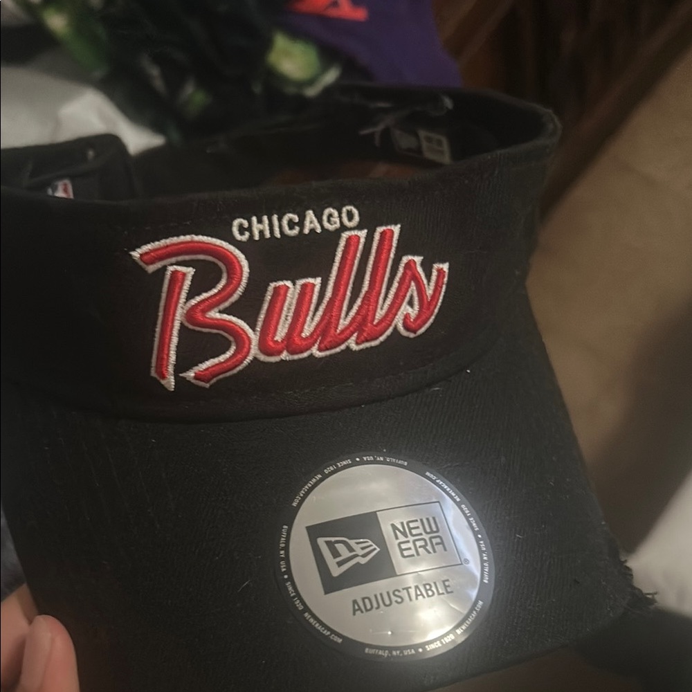Chicago Bulls Black Visor by New Era